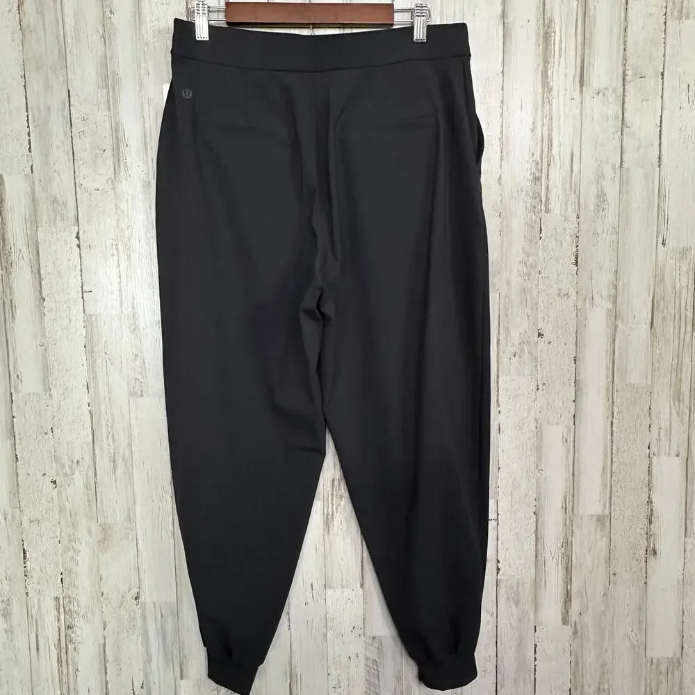 NWT Lululemon Daydrift High Rise Jogger Pants Large Black Travel Athleisure $148 - Picture 2 of 12